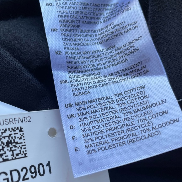 adidas Pullover Long Sleeve  Quarter-Zip 3-Stripe Women's  Size Small - Picture 7 of 11